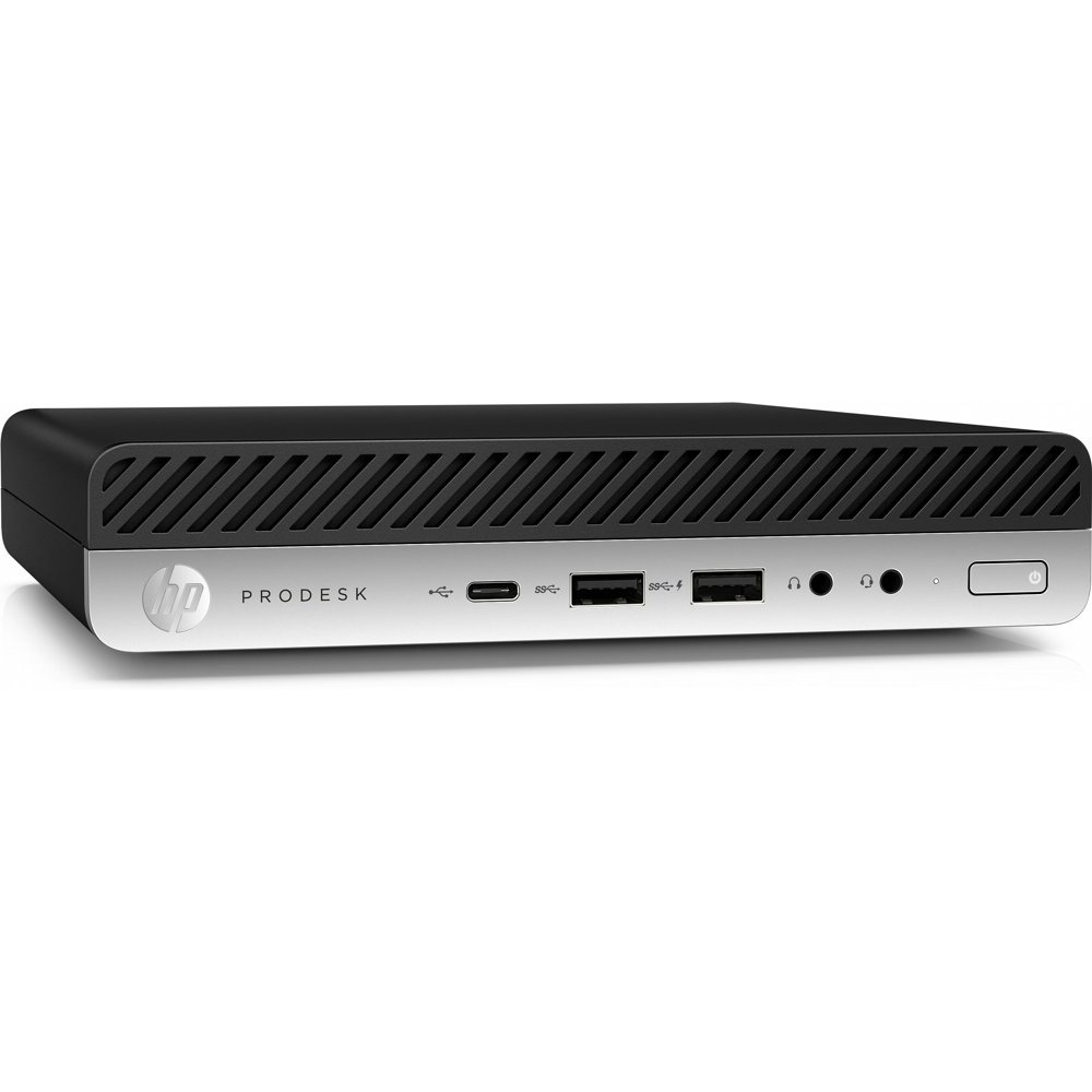 HP ProDesk 600 G4 Mini | Intel Core i5-8500T | 8GB RAM | 256GB SSD | 2x DisplayPort | Windows 11 Professional | Refurbished Silver