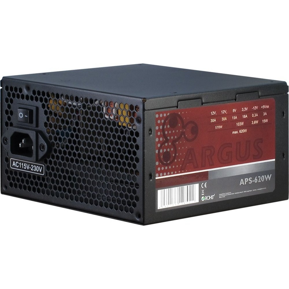Inter-Tech Argus APS | 620 Watt ATX PSU | Power Supply | Voeding