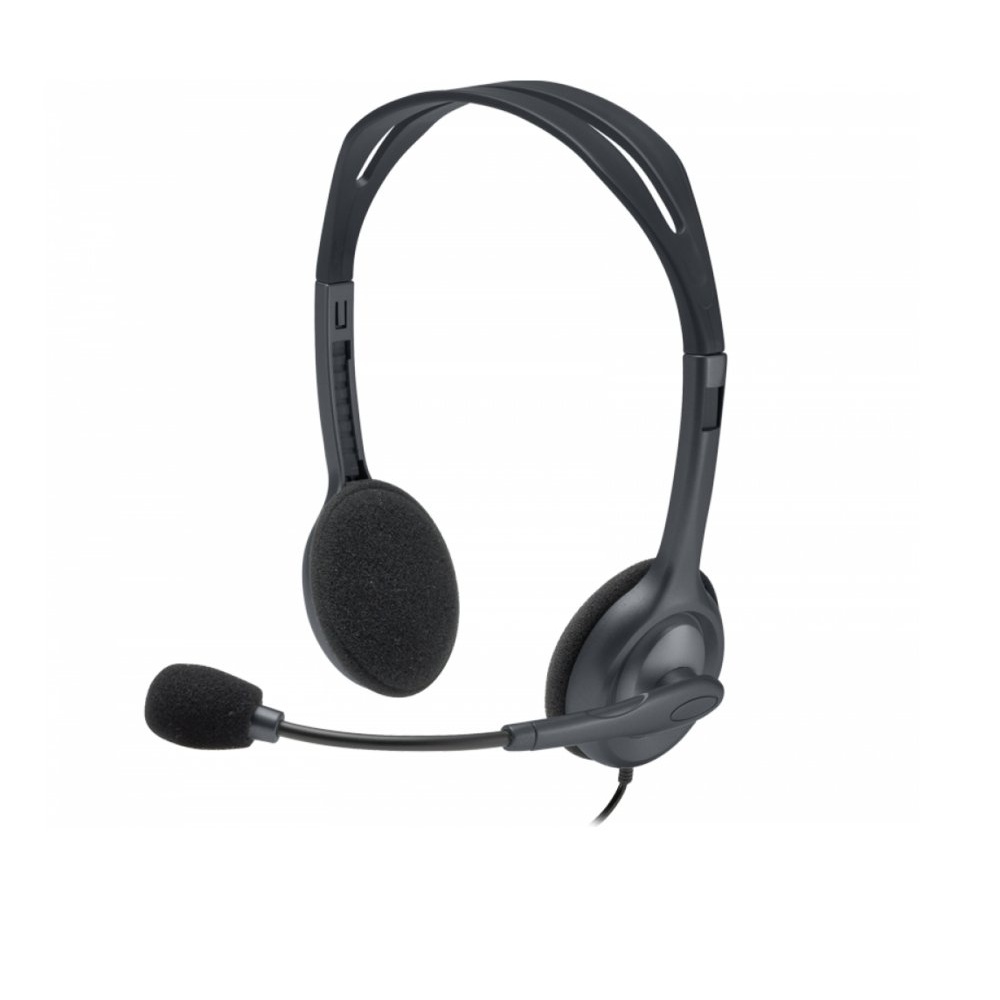 Logitech H111 | On-Ear Bedrade 3,5mm Koptelefoon met Microfoon | Grijs