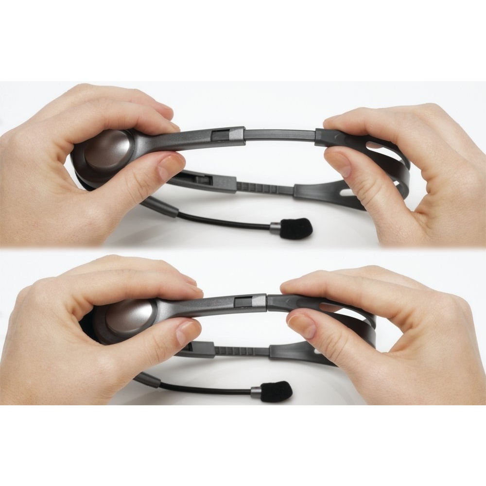 Logitech H111 | On-Ear Bedrade 3,5mm Koptelefoon met Microfoon | Grijs - Afbeelding 7