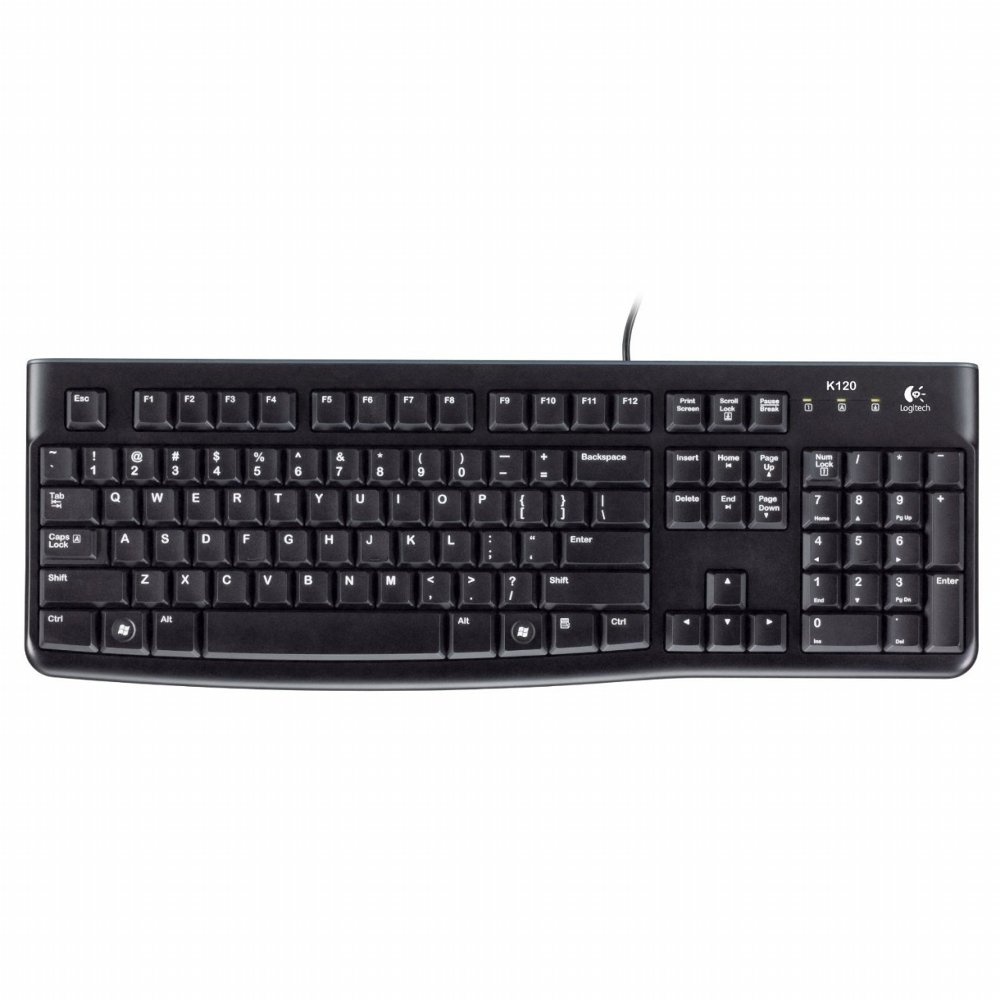 Logitech Keyboard K120 | Zakelijk Bedraad Toetsenbord | QWERTY