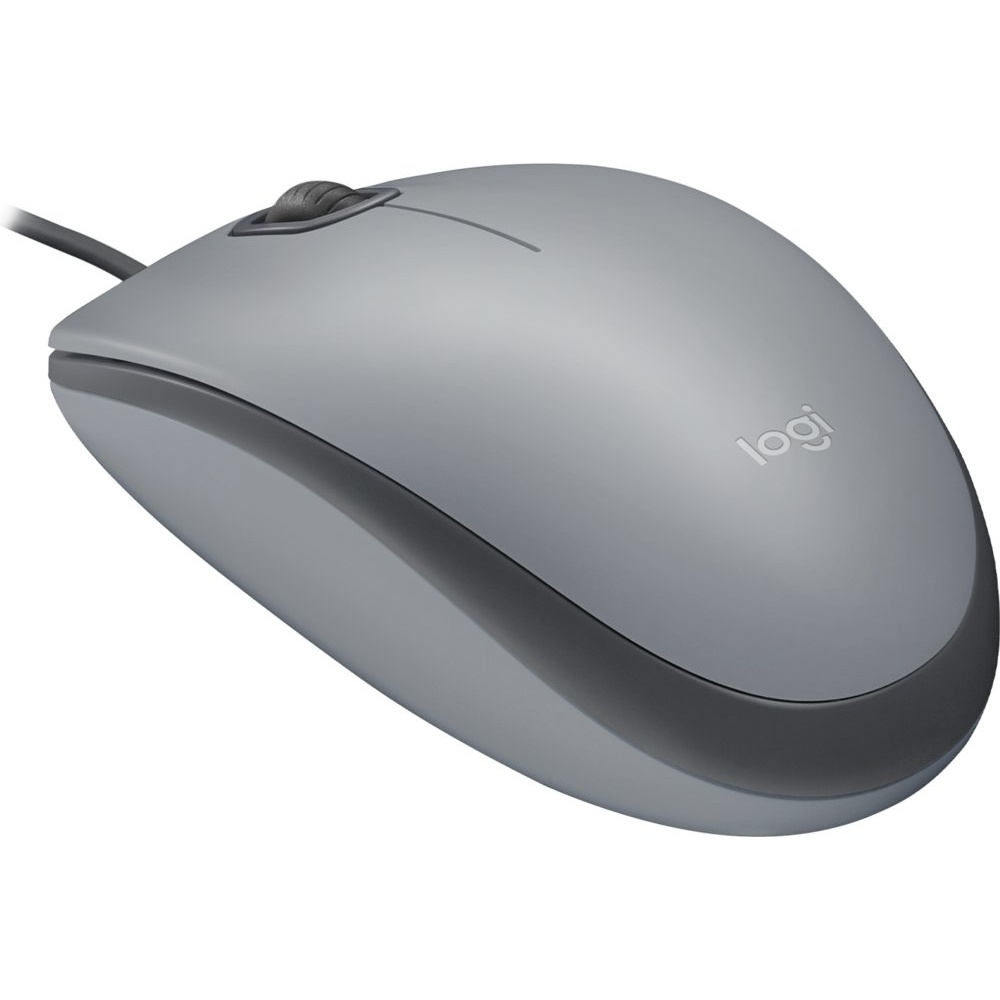 Logitech M110 Silent | Bekabelde Muis | Links- en Rechtshandig | USB-A | 1000 DPI | Grijs - Afbeelding 2