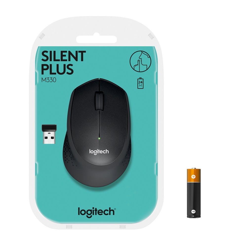 Logitech M330 Silent | Draadloze Muis | Rechtshandig | RF | 1000 DPI | Zwart - Afbeelding 8