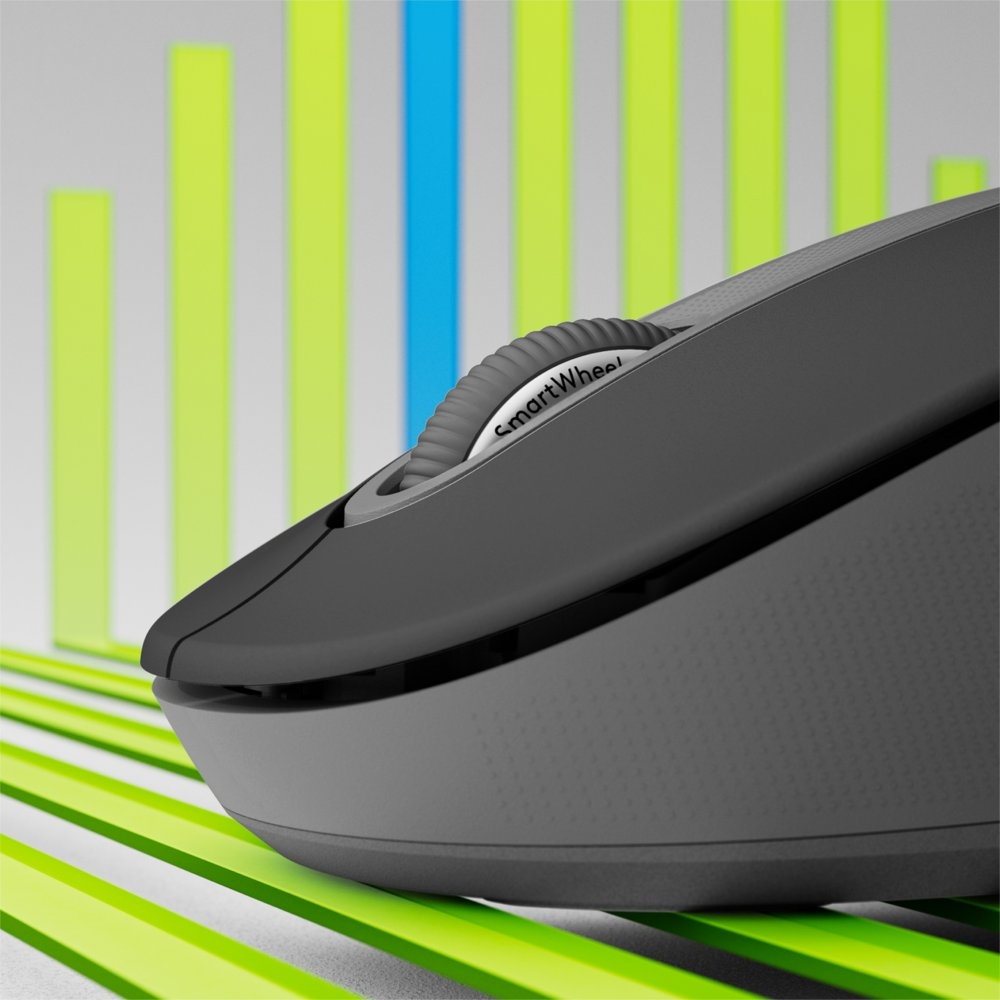 Logitech Signature M650 for Business | Draadloze Muis | Rechtshandig | RF + Bluetooth | 4000 DPI | Grafiet - Afbeelding 5
