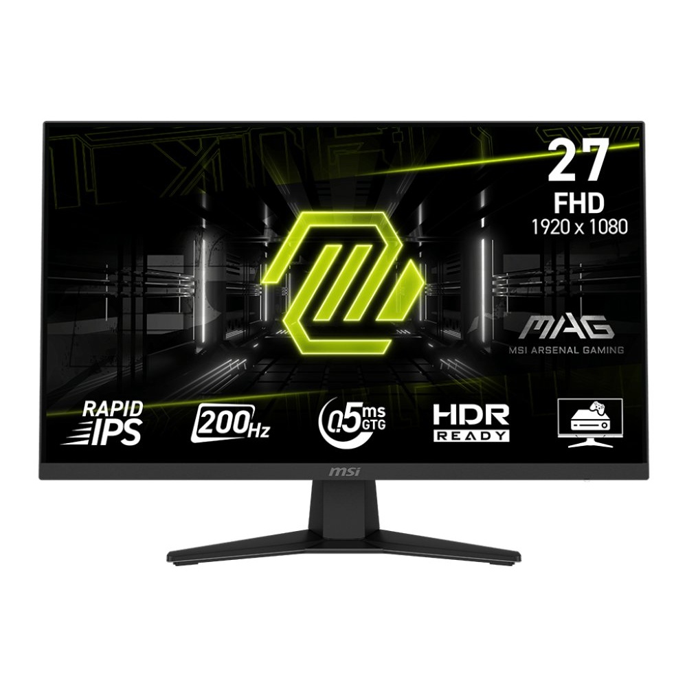 MSI MAG 274F | 27″ | Full HD IPS | 200 Hz | DisplayPort | HDMI | Gaming Monitor | Zwart