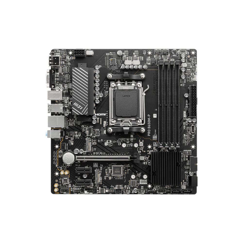 MSI PRO B650M-P | Socket AM5 | AMD B650 | 4xDDR5 | Micro-ATX | Moederbord - Afbeelding 4