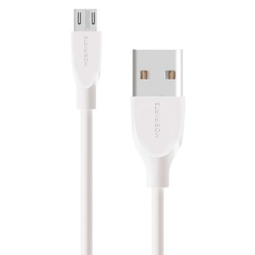 Mobiparts Micro USB naar USB | 2A | 2m | Wit