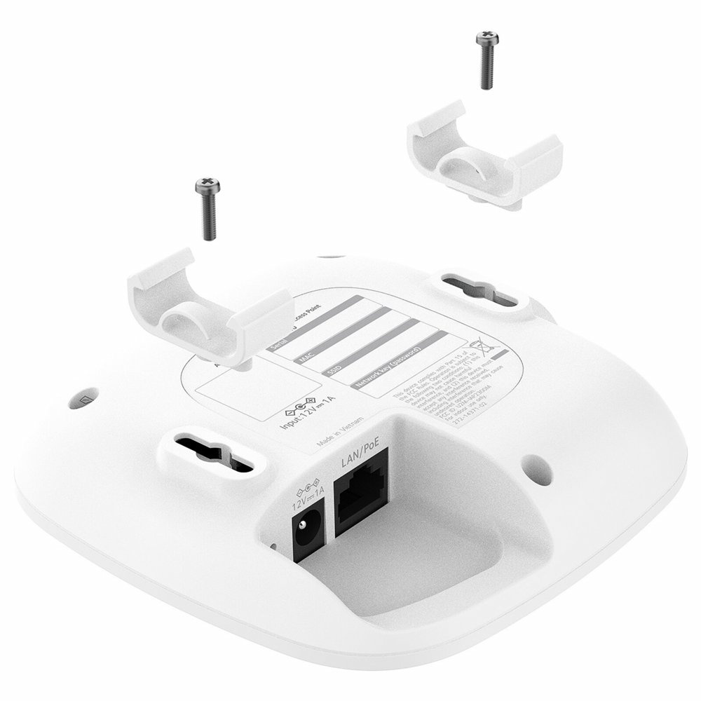 Netgear WAX210 | WiFi 6 Access Point (AX1800) | 1800 Mbit/s | PoE (802.3at) | Inclusief Montagebeugel - Afbeelding 2