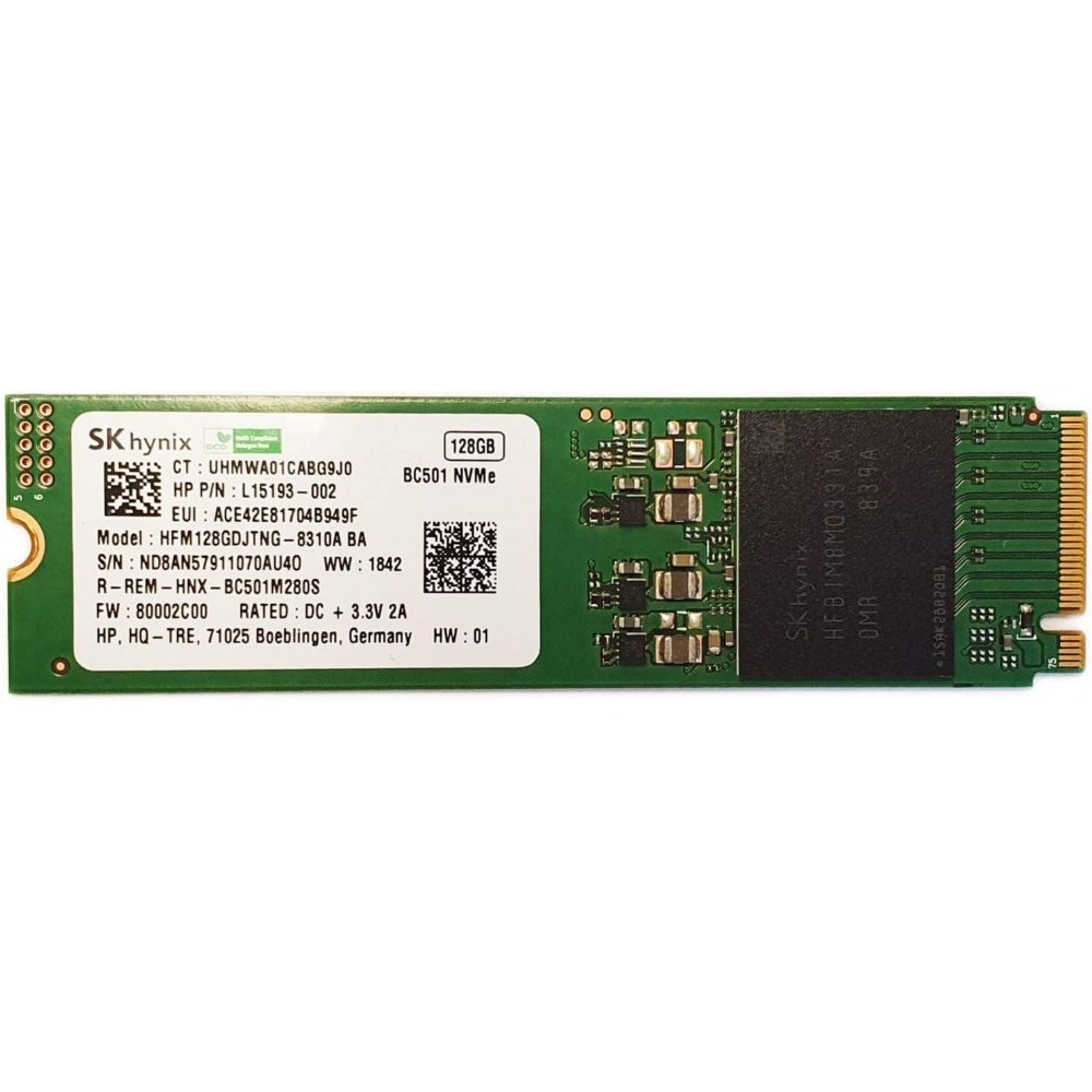 OEM | 128GB NVMe SSD | M.2 | PULLED