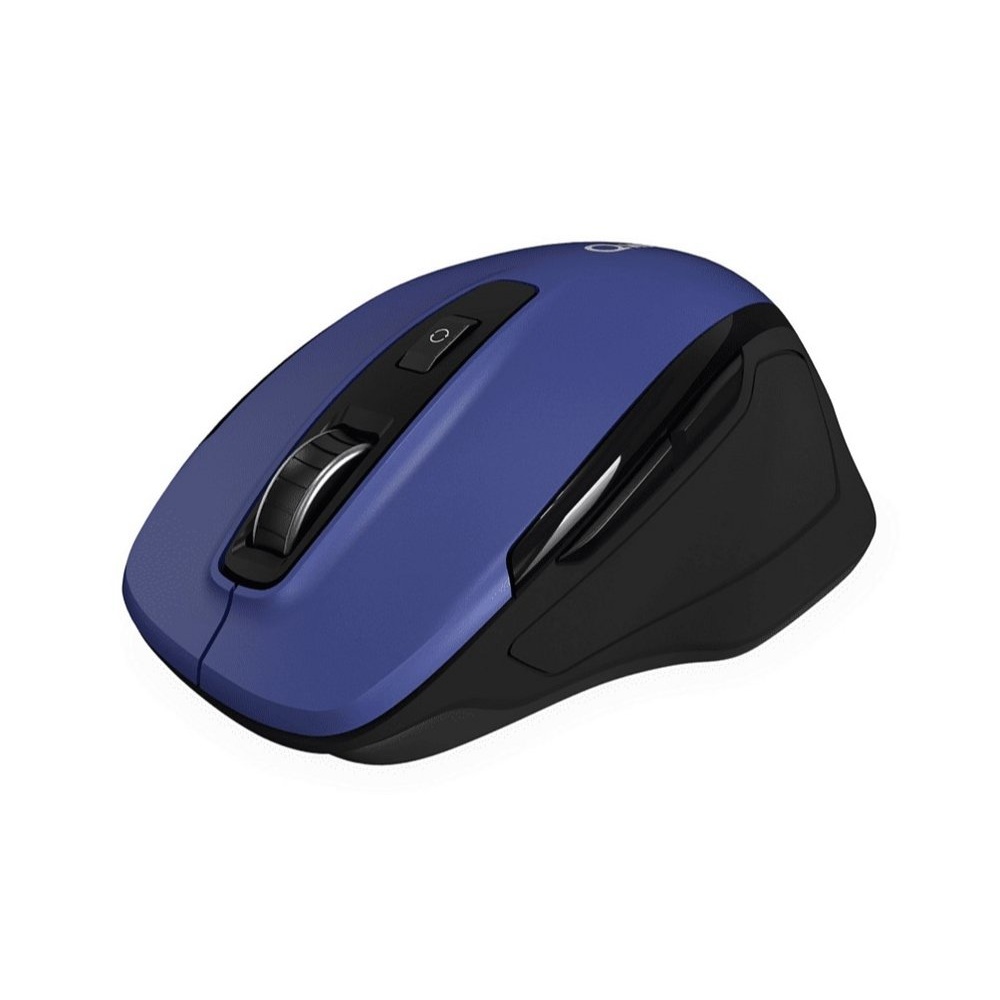 Qware Glasgow | Draadloze Muis | Rechtshandig | RF + Bluetooth | 1600 DPI | Blauw/Zwart - Afbeelding 2