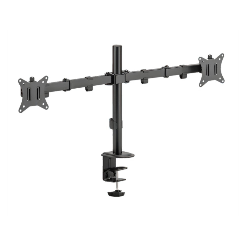 SBOX LCD-352/2-2 | Verstelbare Monitor-bureaubeugel | Tot 32″ | Max 9kg | VESA 100×100 | 2 Monitoren