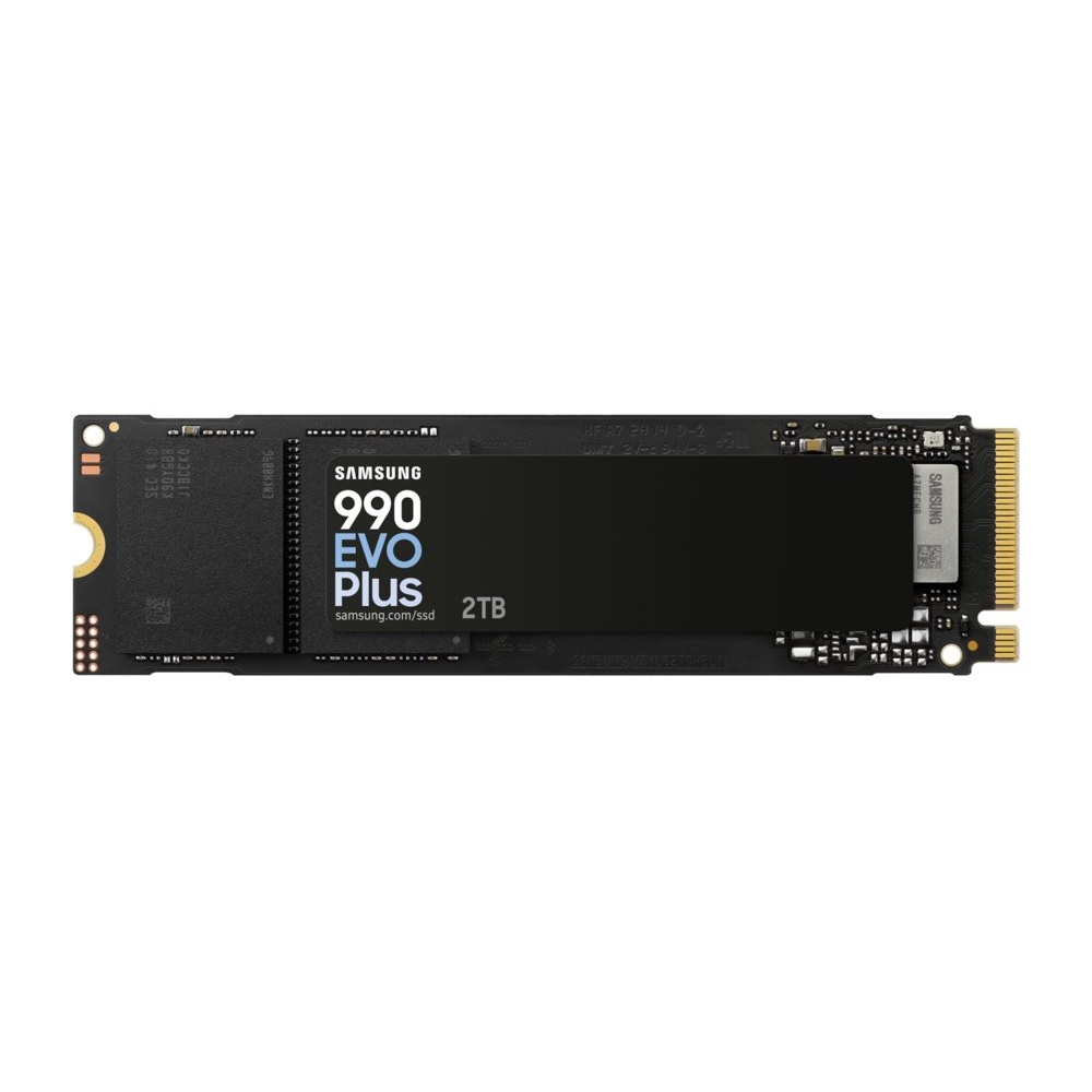 Samsung 990 EVO Plus | 2TB NVMe SSD | M.2 Gen4 | 7.250MB/s Lezen | 6.300MB/s Schrijven