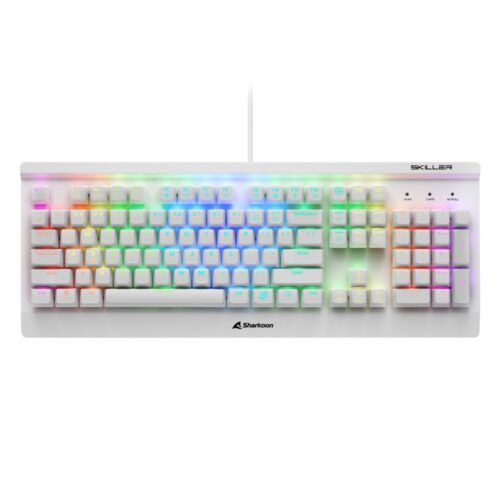 Sharkoon Skiller SGK3 RGB | Bedraad Gaming Toetsenbord | QWERTY | Wit
