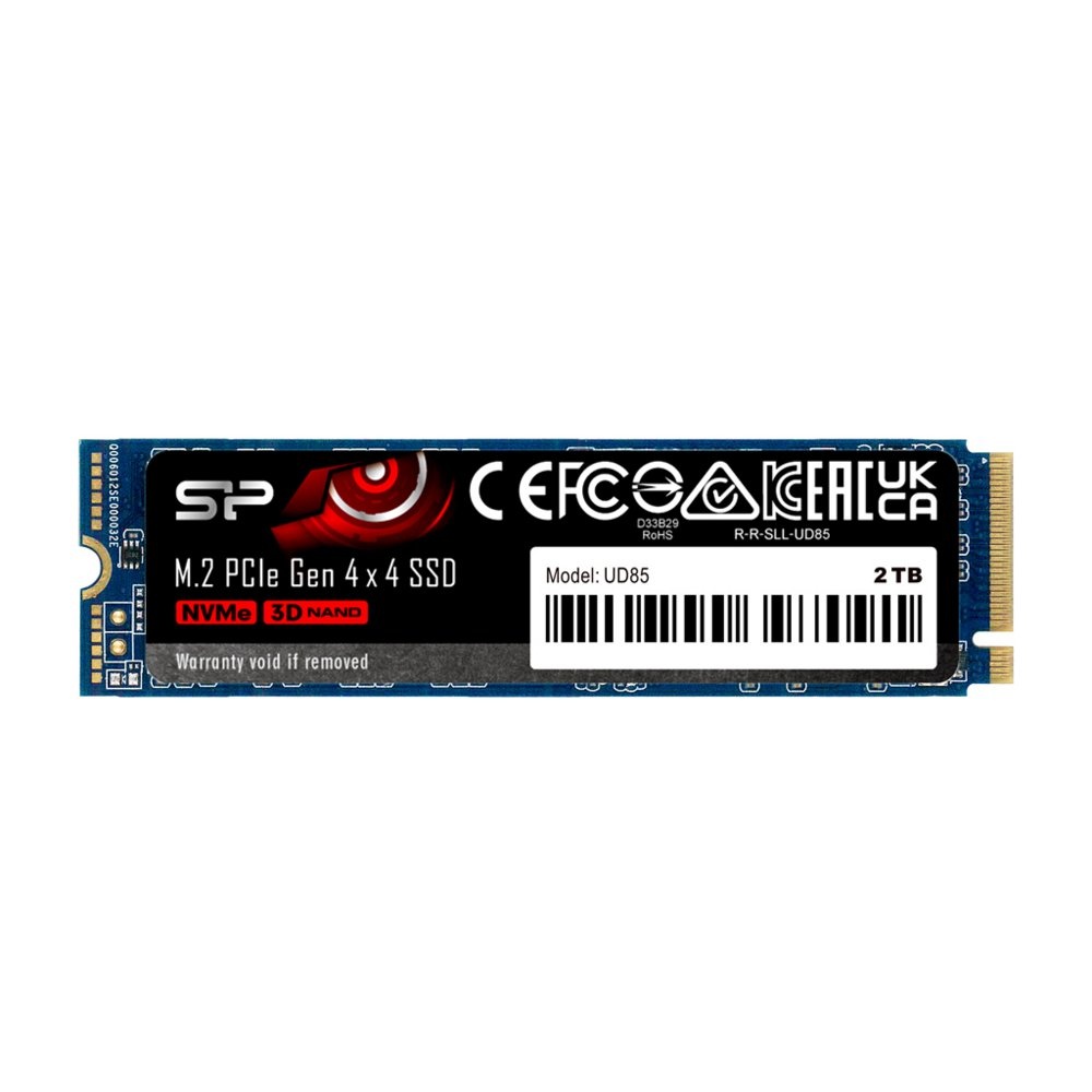 Silicon Power UD85 | 250GB NVMe SSD | M.2 Gen4 | 3.300MB/s Lezen | 1.300MB/s Schrijven