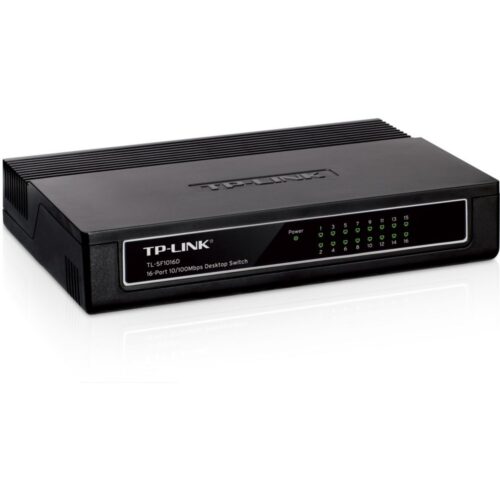 TP-LINK TL-SF1016D | Unmanaged Fast Ethernet Switch | 16 Poorten