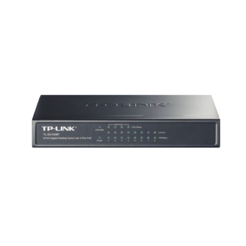 TP-Link TL-SG1008P | 8-Poorts Gigabit Desktop Switch | 4x PoE+ | Unmanaged