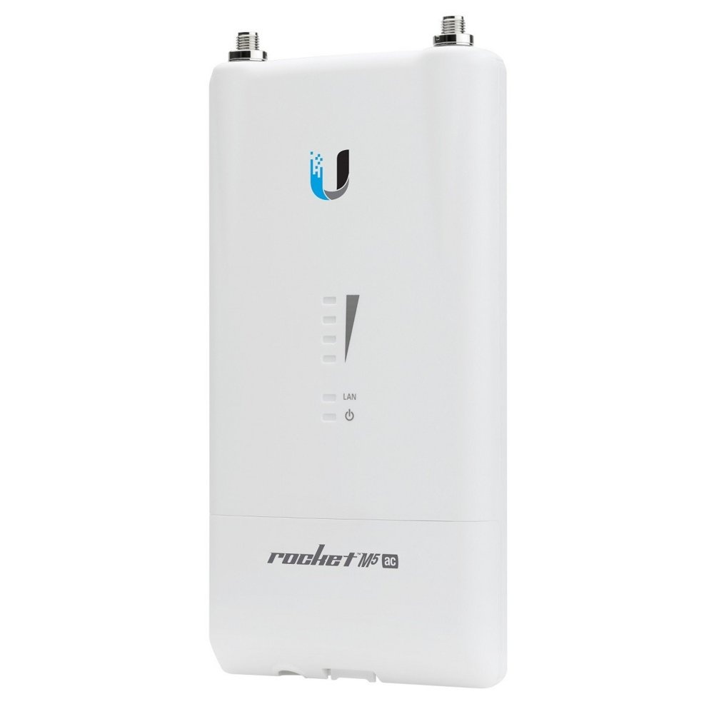 Ubiquiti Rocket 5AC Lite | WiFi 5 Base Station | 500 Mbit/s | Passief PoE (injector meegeleverd) | Inclusief Mastmontagebeugel | RENEWED