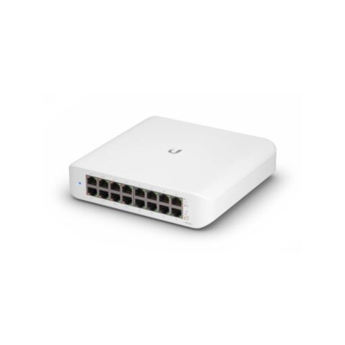 Ubiquiti UniFi Switch Lite 16 PoE | Managed L2 Switch | 16 Poorten | Gigabit Ethernet (10/100/1000 Mbps) | PoE | Wit