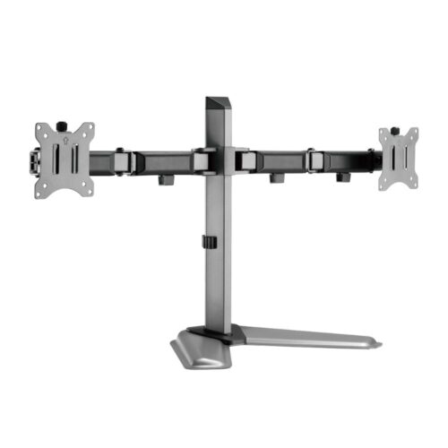 White Shark TUTANKHAMUN | Monitor-bureaustand | Tot 32" | Max 9kg | VESA 100x100 | 2 Monitoren