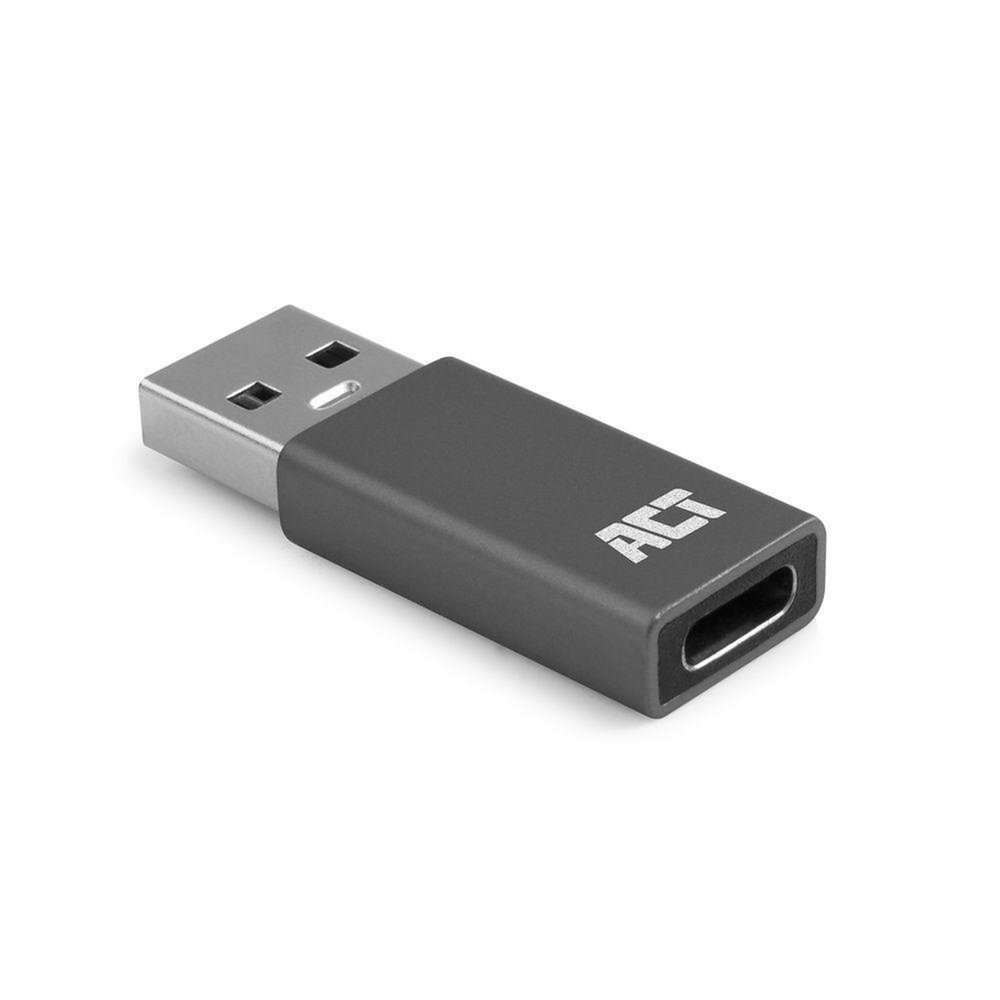 AC7375 ACT kabel-tussenstuk | USB-C naar USB-A | Grijs