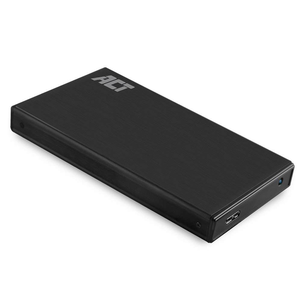 ACT AC1200 | USB 3.0 2.5″ HDD/SSD Behuizing | Zwart | Opslagstations