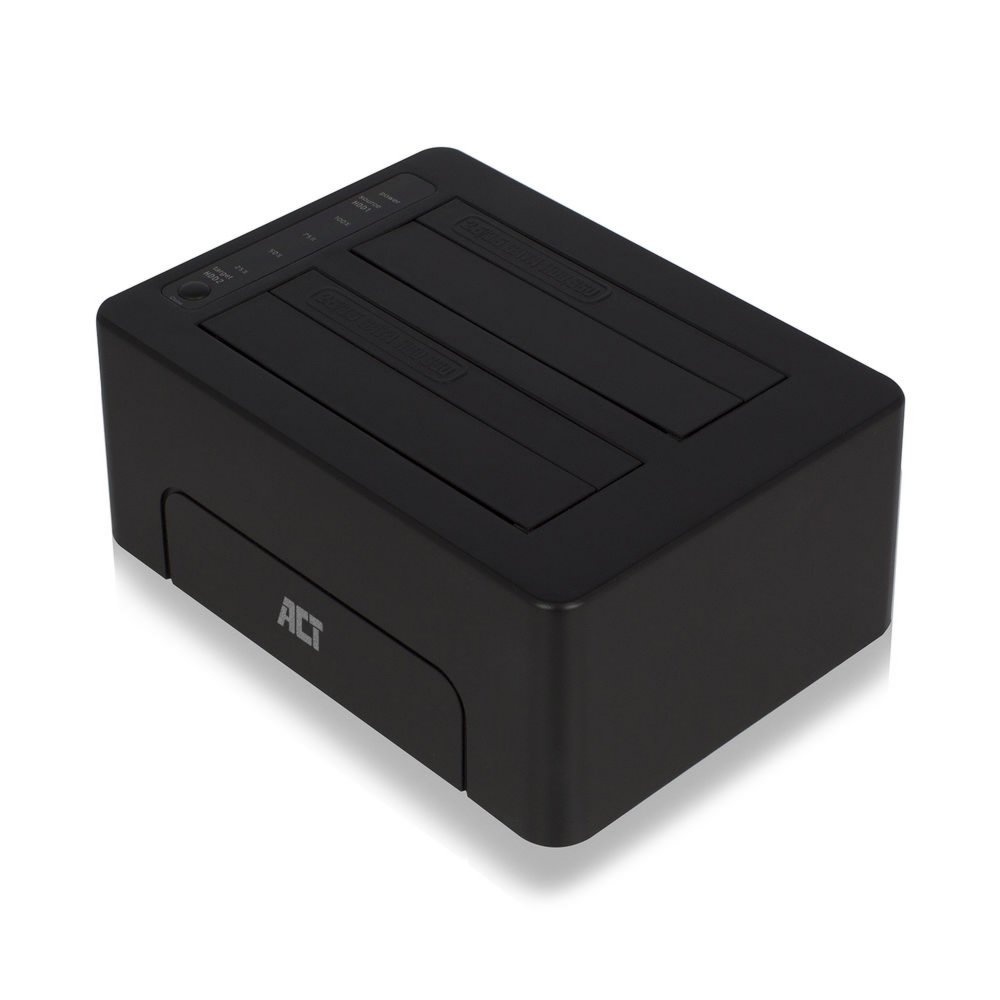 ACT AC1504 | Dual SATA Docking Station | 2,5" & 3,5" HDD/SSD | USB 3.2 Gen1 (5 Gbps) - Afbeelding 5