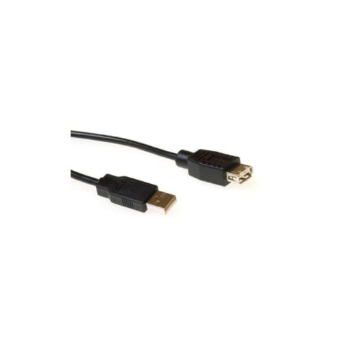 ACT AC3095 | USB 2.0 Verlengkabel | USB-A Male naar USB-A Female | Zwart