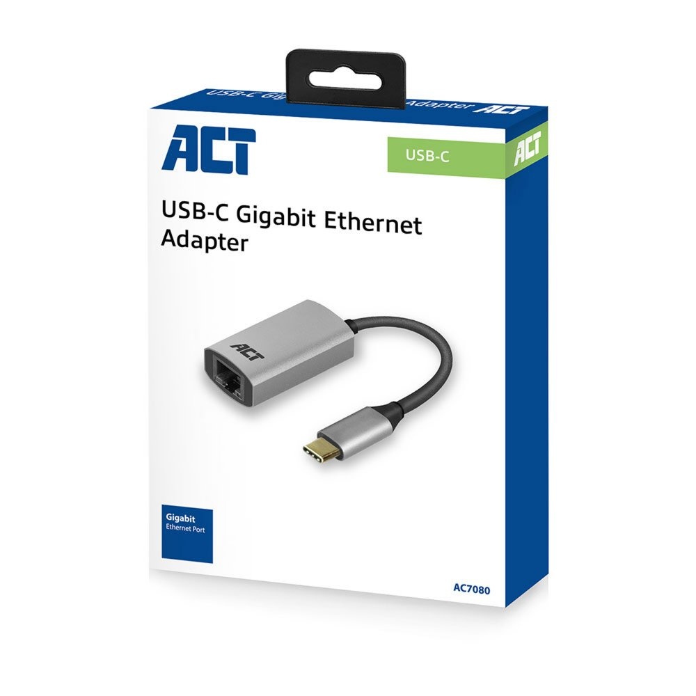 ACT AC7080 | USB-C naar Gigabit Ethernet Adapter - Afbeelding 2