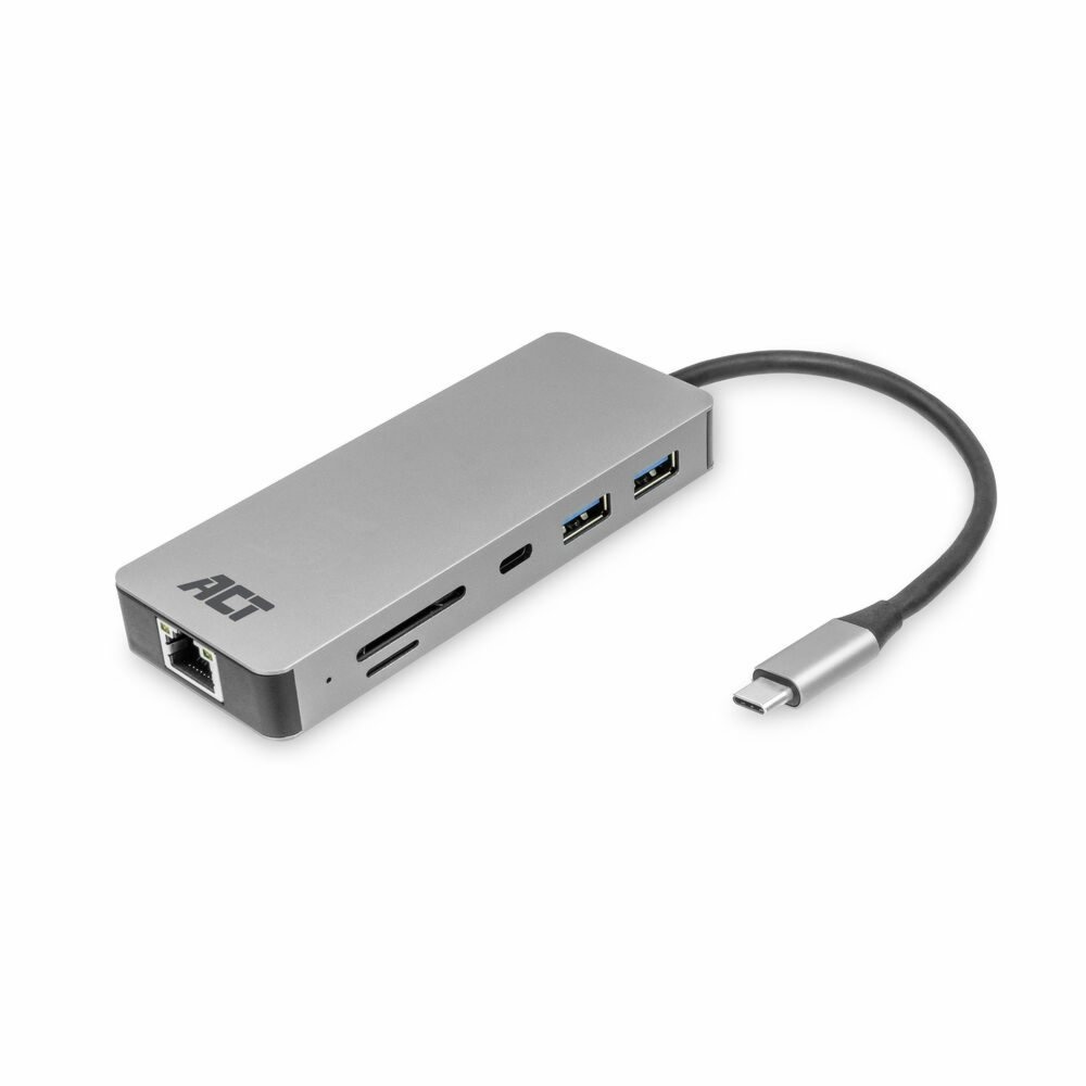 ACT AC7092 USB-C Hub 3.0 | 2x USB-A & 2x USB-C Poorten | 5 Gbps | Aluminium Behuizing | 12 cm Kabel