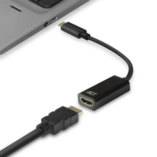 ACT AC7305 | USB-C naar HDMI Adapter | 0,15 m | Zwart
