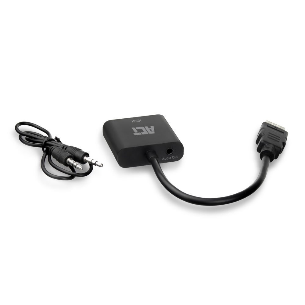 ACT AC7535 | HDMI naar VGA Adapter | 0,23 m | Zwart - Afbeelding 4