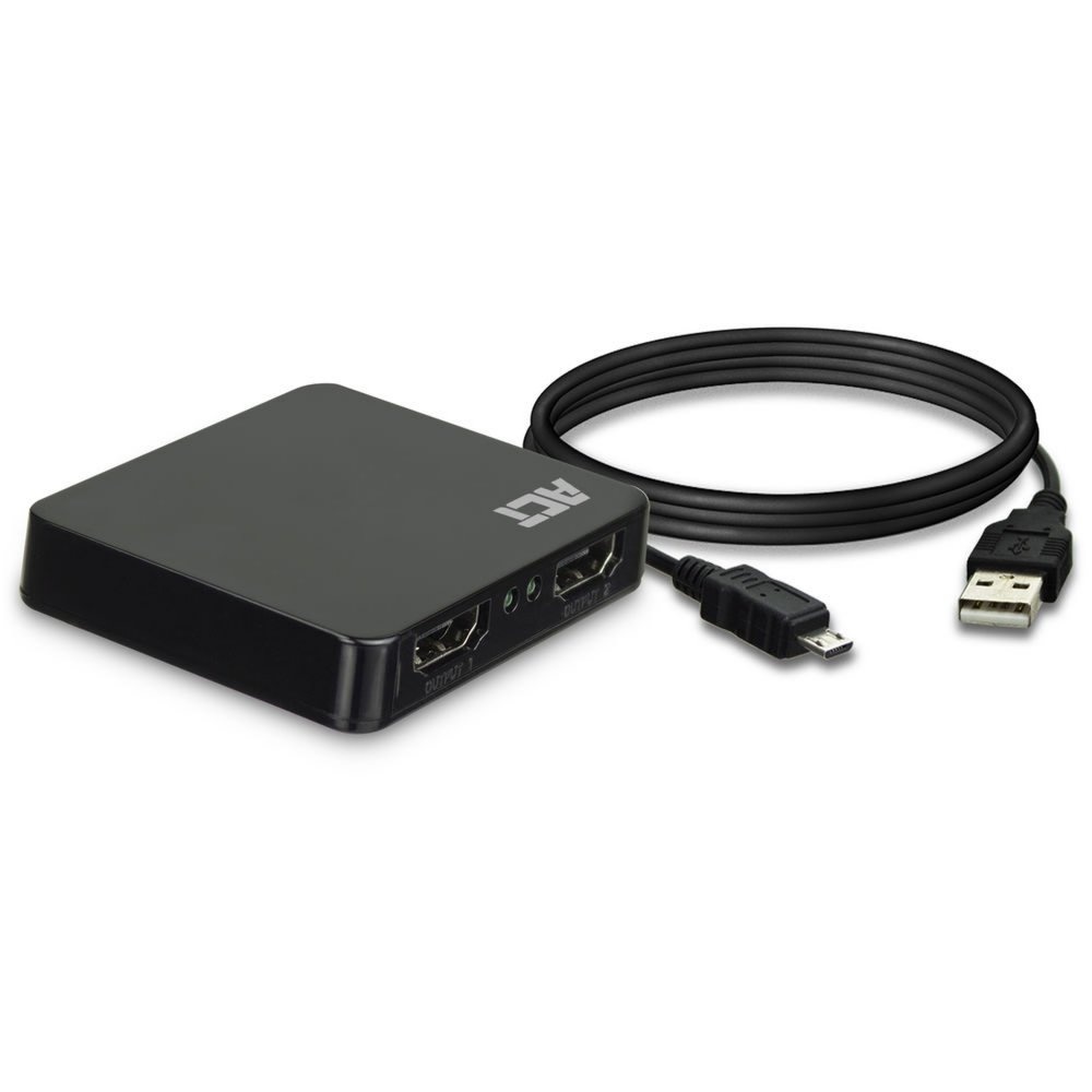 ACT AC7835 | 1×2 HDMI 1.4 Splitter | 4K @30Hz | HDCP 1.4 | USB-gevoed