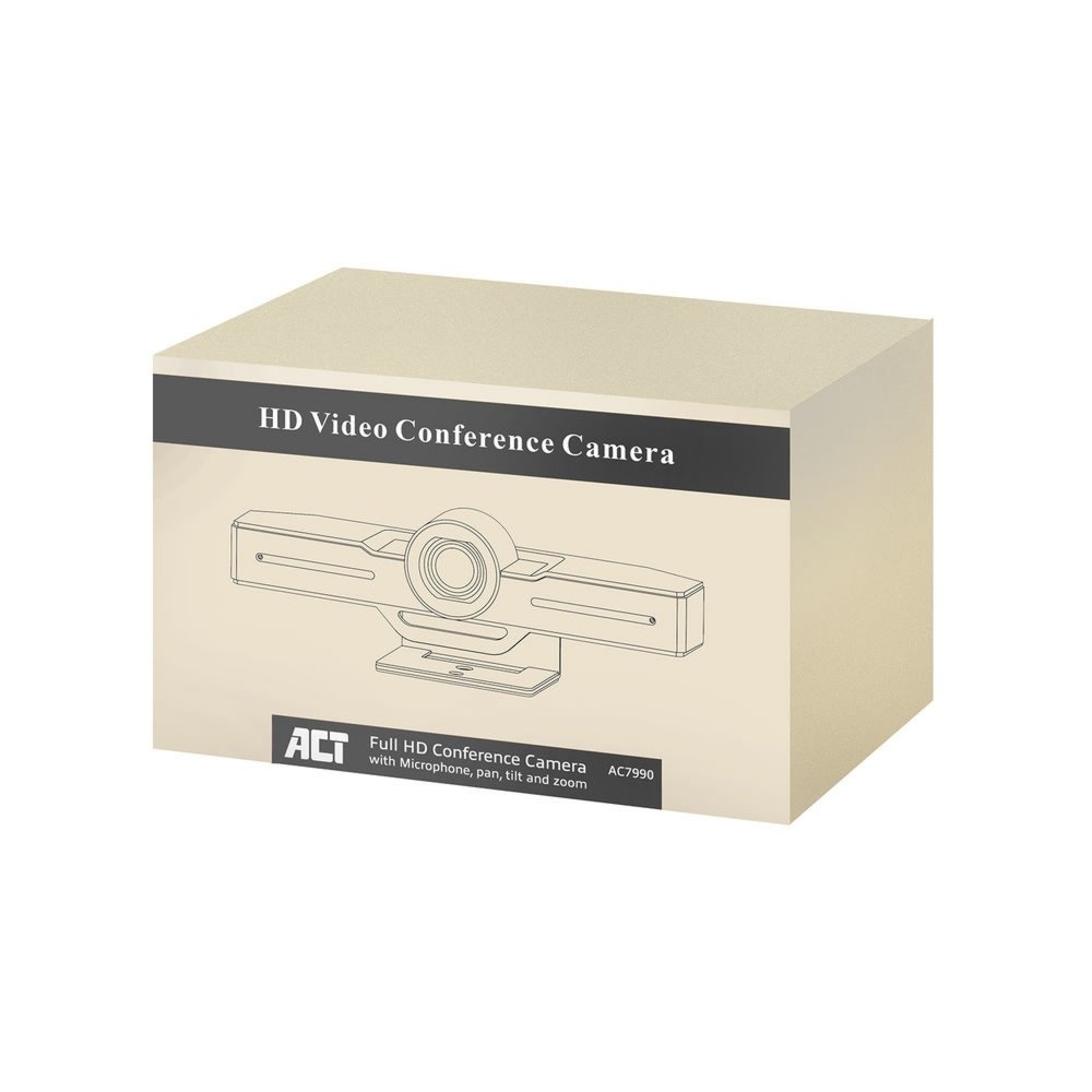 ACT AC7990 Full HD Conferentiecamera | 105° Kijkhoek | 2 Microfoons | USB | EPTZ - Afbeelding 7