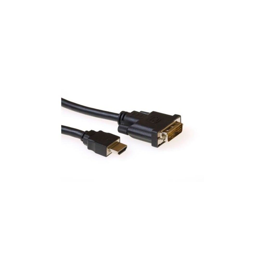 ACT AK3739 | HDMI naar DVI-D Kabel | 1 m | Zwart