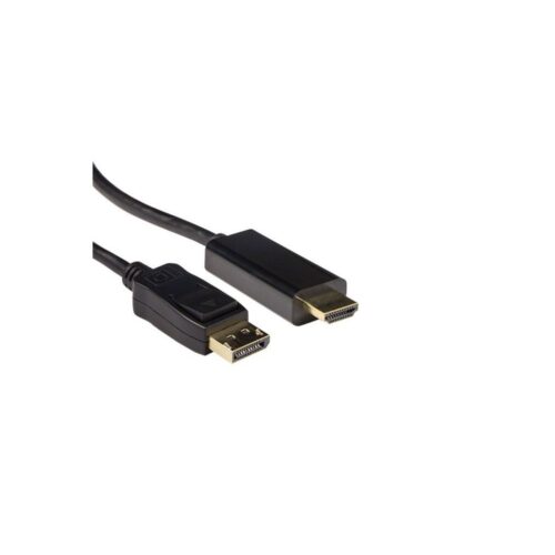 ACT AK3991 | DisplayPort naar HDMI Kabel | 3 m | Zwart