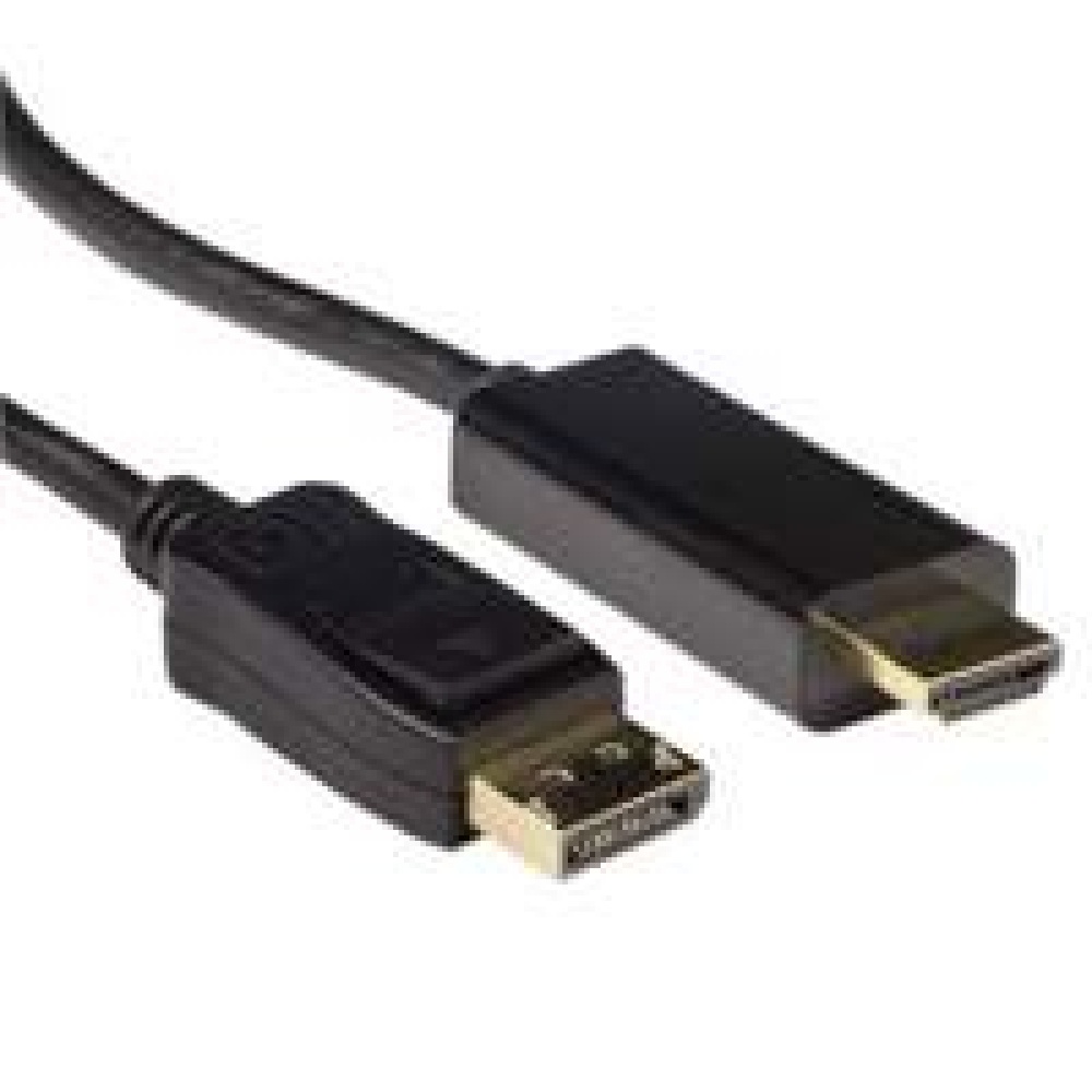 ACT AK3992 | DisplayPort naar HDMI Kabel | 5 m | Zwart - Afbeelding 2