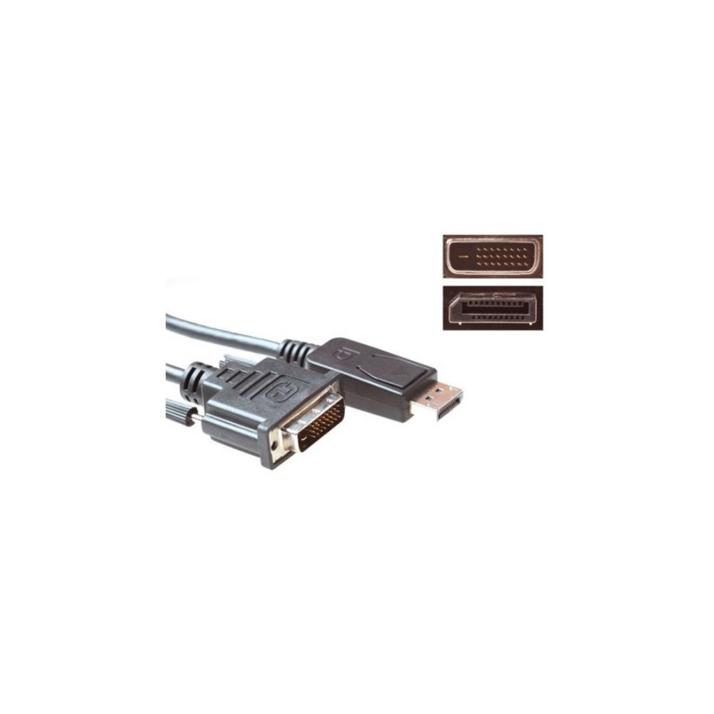 ACT AK3995 | DisplayPort naar DVI Kabel | Male – DVI Male