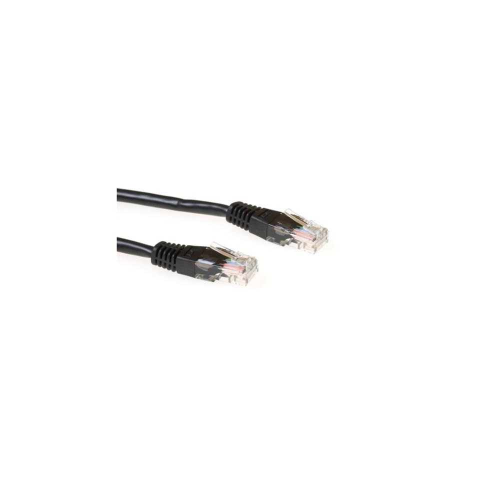ACT UTP Cat 5E Patchkabel | 0,5 m | RJ45 | Zwart