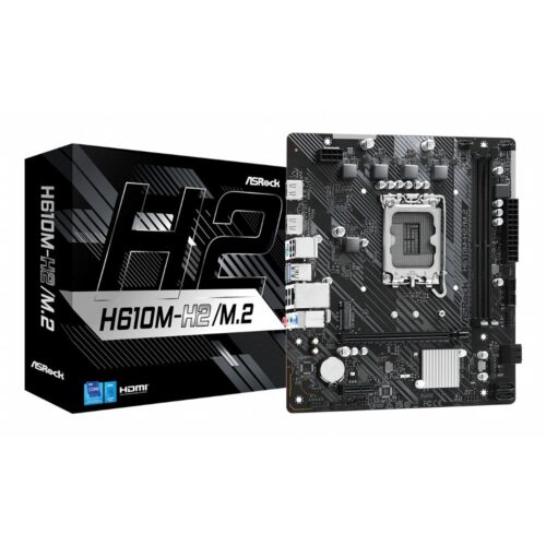 ASRock H610M-H2/M.2 | Socket LGA 1700 | Intel H610 | 2xDDR4 | Micro-ATX | Moederbord
