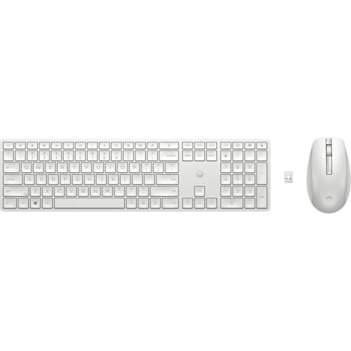 AZERTY | HP 650 Wit | Draadloze Muis en Toetsenbordcombo | AZERTY