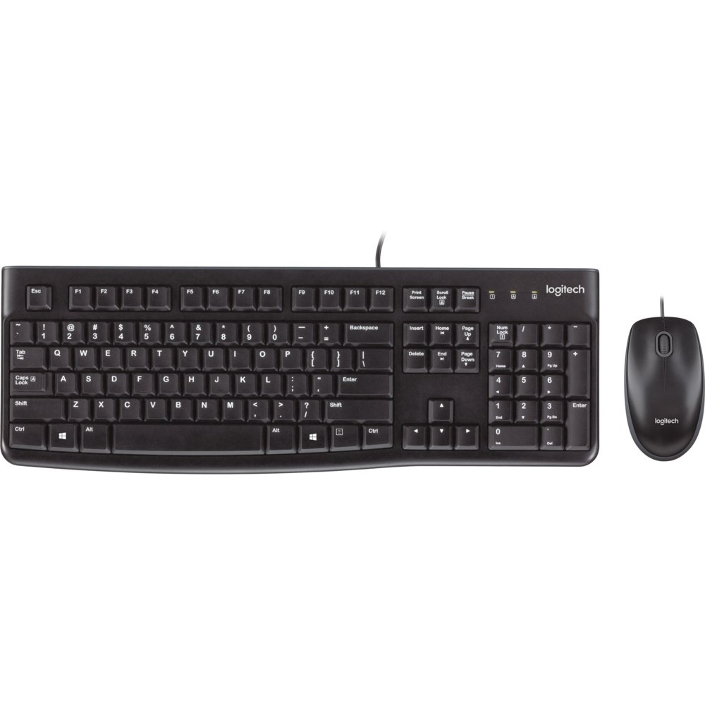 AZERTY | Logitech MK120 | Bedrade Muis en Toetsenbordcombo | AZERTY Frans