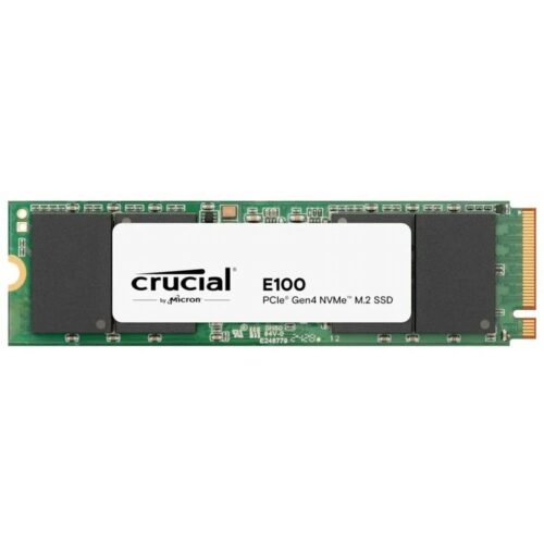 Crucial E100 | 1TB NVMe SSD | M.2 Gen4 | 5.000MB/s Lezen | 4.500MB/s Schrijven