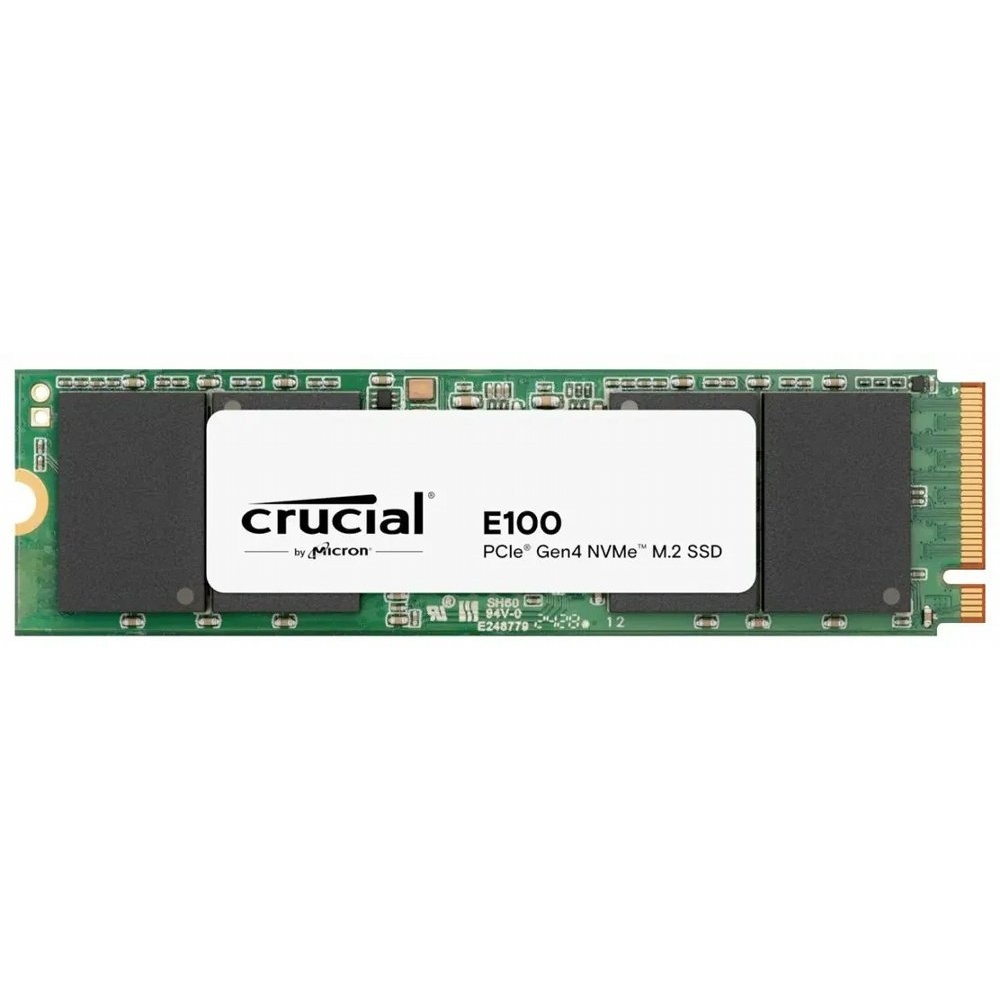 Crucial E100 | 1TB NVMe SSD | M.2 Gen4 | 5.000MB/s Lezen | 4.500MB/s Schrijven