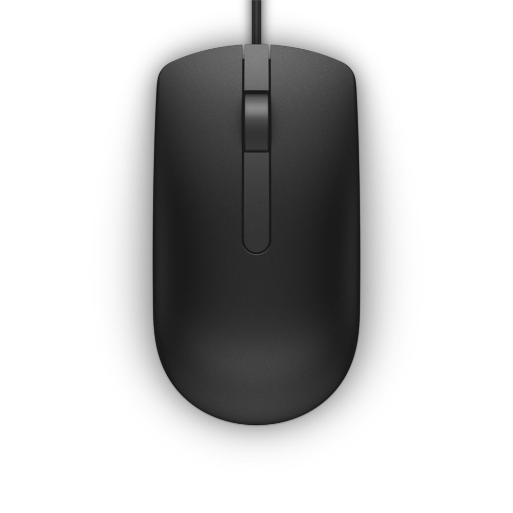 Dell MS116 | Bekabelde Muis | Links- en Rechtshandig | USB-A | 1000 DPI | Zwart