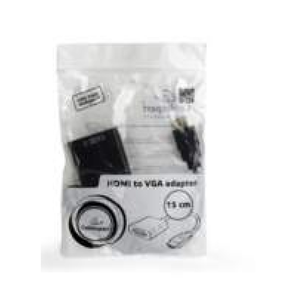 Gembird A-HDMI-VGA-04 | HDMI naar VGA Adapter | 0,15 m | Zwart - Afbeelding 2