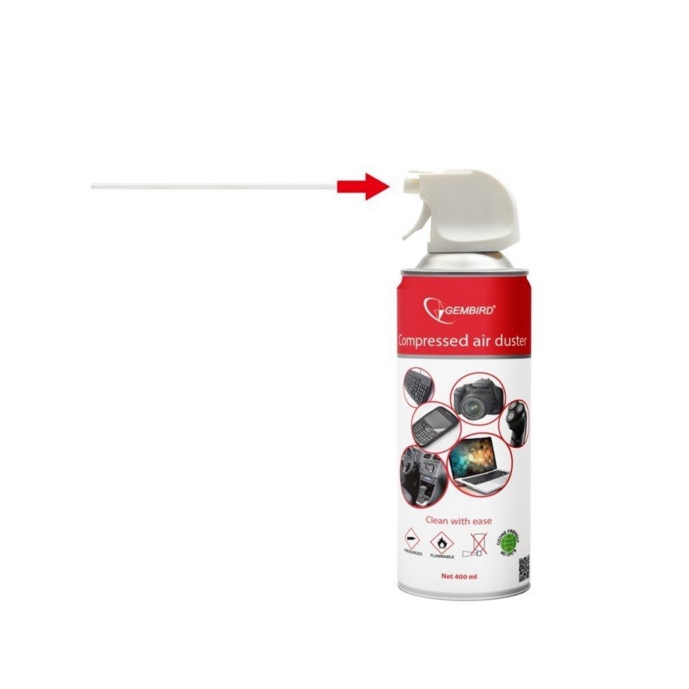 Gembird CK-CAD-FL400-01 | Luchtdrukspray | 400 ml