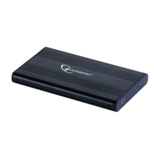 Gembird EE2-U2S-5 | USB 2.0 2.5" SATA HDD Behuizing | Aluminium | Mini-USB