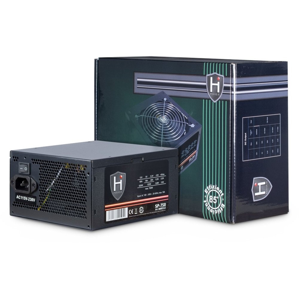 Inter-Tech HiPower SP-750 | 750 Watt PSU | Power Supply | Voeding