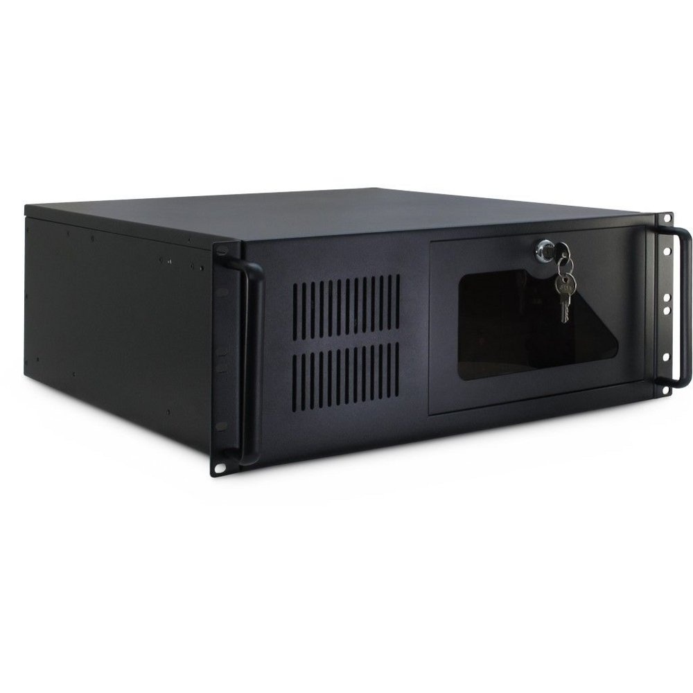 Inter-Tech IPC 4U-4088-S | Server Rack Case | Zwart