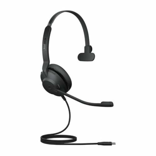 Jabra Evolve2 30 MS | Mono Bedrade On-Ear Headset USB-C | Zwart